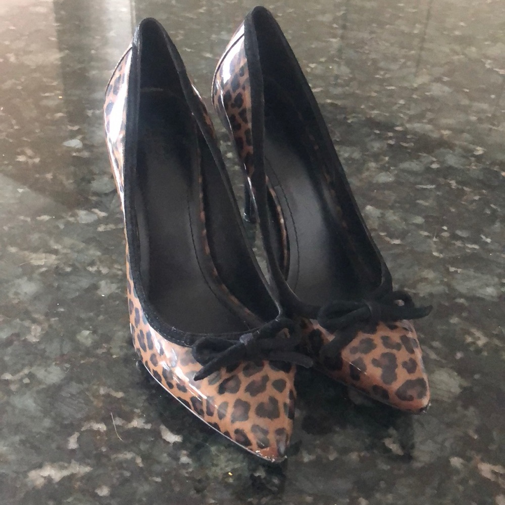 High heeled shoes